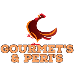 Gourmet's & Peri's logo.